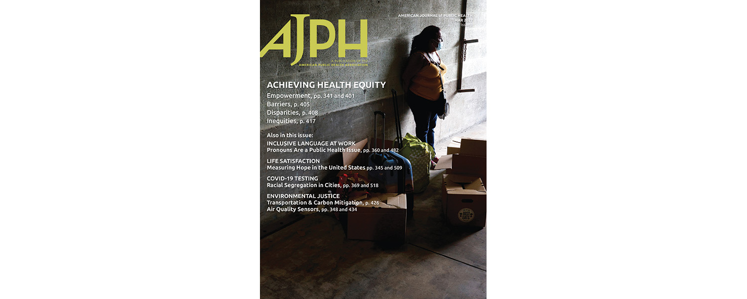 AJPH magazine cover