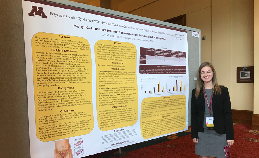 Nursing Research poster from Madalyn Carlin