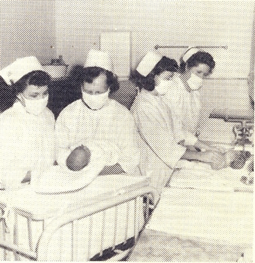 PN nurses in nursery